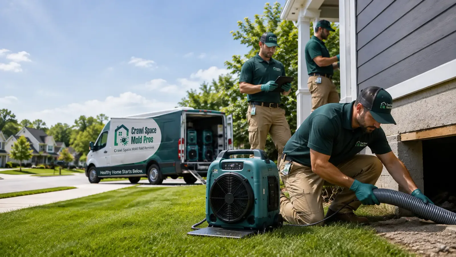 Crawl Space Mold Removal in Troy, ME